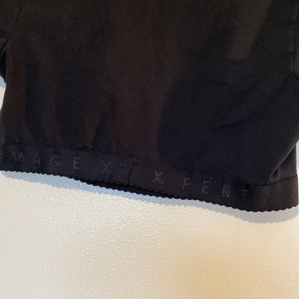 Savage X Fenty SPORTS BRA - CROP TEE SPORTS BRA - shirt BLACK 1X - Picture 7 of 12